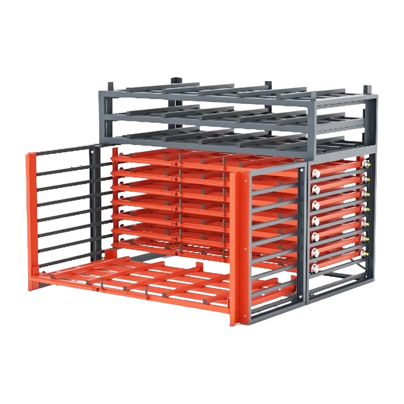 Többrétegű acéllemez tároló lemezállványok